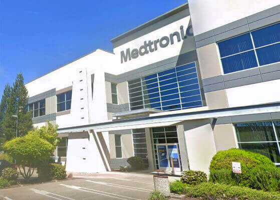 Medtronic office building entrance