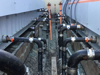 Customized commercial plumbing system designed by Air Systems